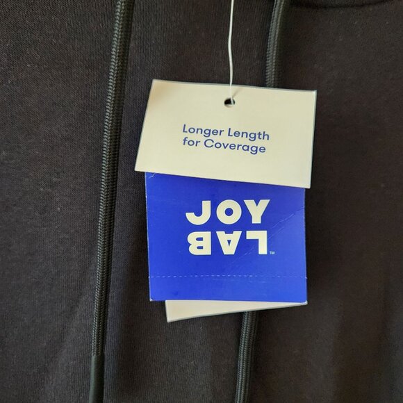 JoyLab Mens Black Onyx Hoodie XS Longer Length NWT - Picture 2 of 10